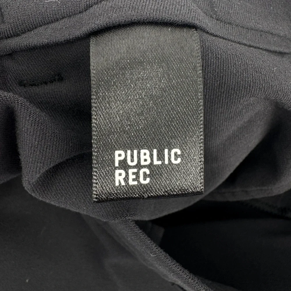 Public Rec All Day Every Day Pants Mens 42/32 Onyx Black Tapered Athleisure Tech